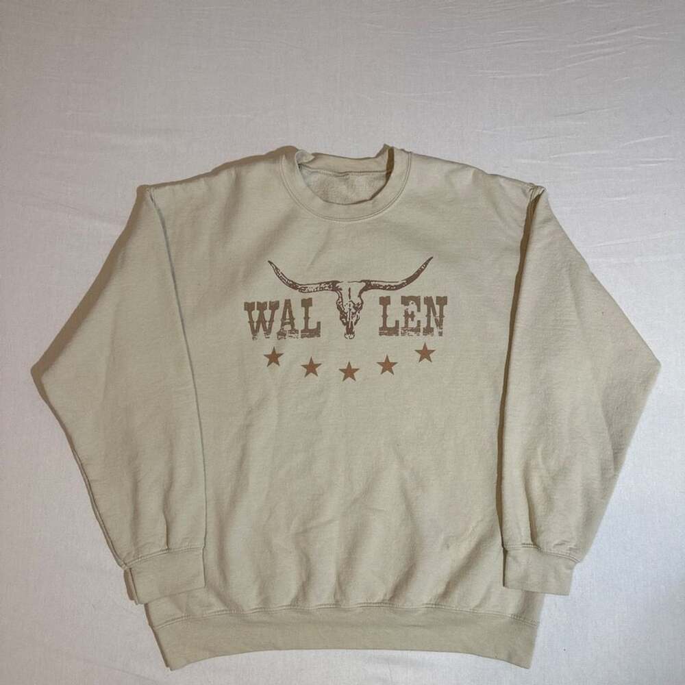 Morgan Wallen Steer Skull Crewneck Sweatshirt Size L